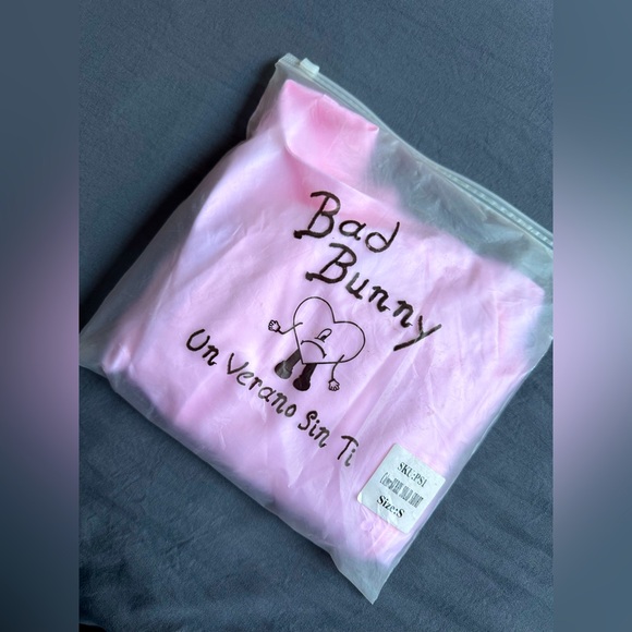 Genuine Merchandise Pants - Bad Bunny “Un Verano Sin Ti” Pink Shorts!